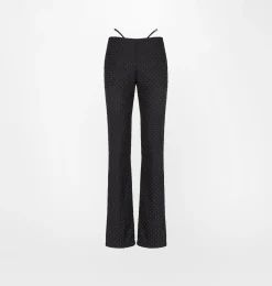 ALLOVER RHINESTONE TROUSERS