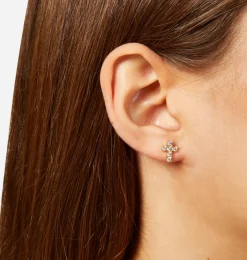 BOLD CROSS EARRINGS
