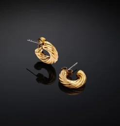 BOLD SMALL HOOP EARRINGS