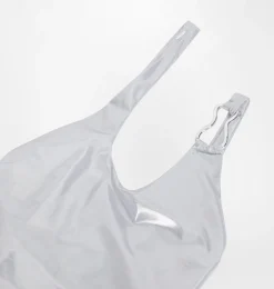 CFLOOP ONE-SHOULDER SWIMSUIT
