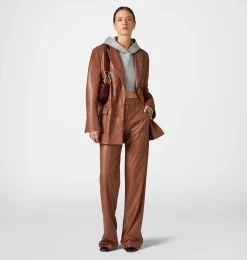 COATED TROUSERS