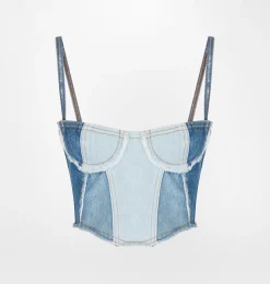 DENIM CORSET