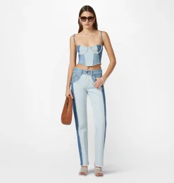 DENIM CORSET