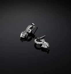 EARRINGS WITH FIRST LOVE PENDANT