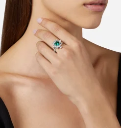 EMERALD HEART RING