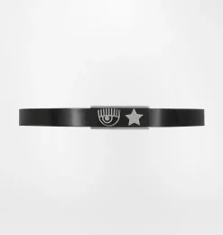 EYE STAR LEATHER BELT