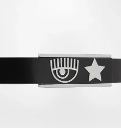 EYE STAR LEATHER BELT