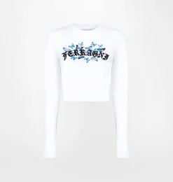 GOTHIC BUTTERFLIES CROP T-SHIRT