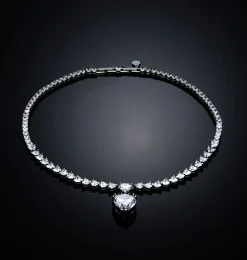 INFINITY LOVE HEART CHOKER
