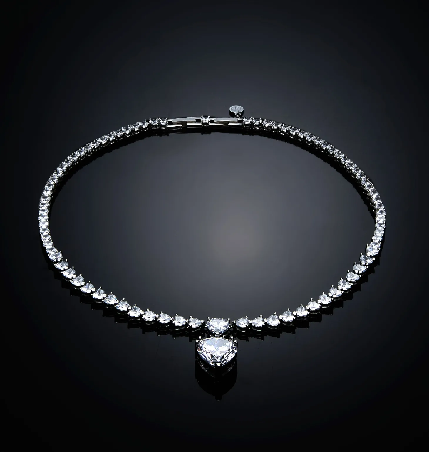 INFINITY LOVE HEART CHOKER