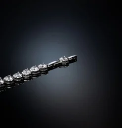 INFINITY LOVE HORIZONTAL TENNIS BRACELET BIG
