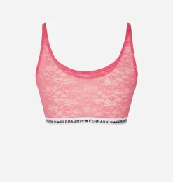LACE LOGOMANIA TOP