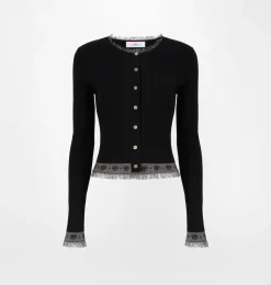 LOGOMANIA KNIT CARDIGAN
