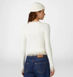 LOGOMANIA KNIT CARDIGAN