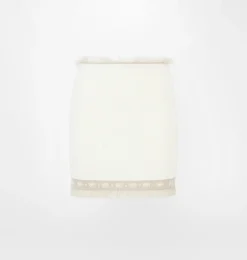 LOGOMANIA KNIT MINISKIRT