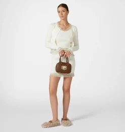 LOGOMANIA KNIT MINISKIRT