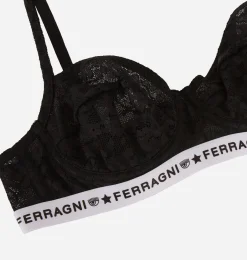 LOGOMANIA LACE BALCONETTE BRA