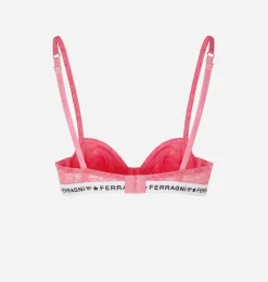 LOGOMANIA LACE BALCONETTE BRA