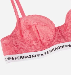 LOGOMANIA LACE BALCONETTE BRA