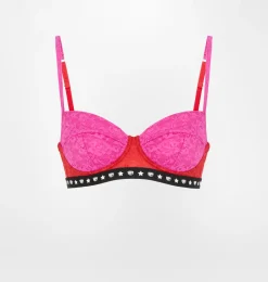 LOGOMANIA LACE BRALETTE