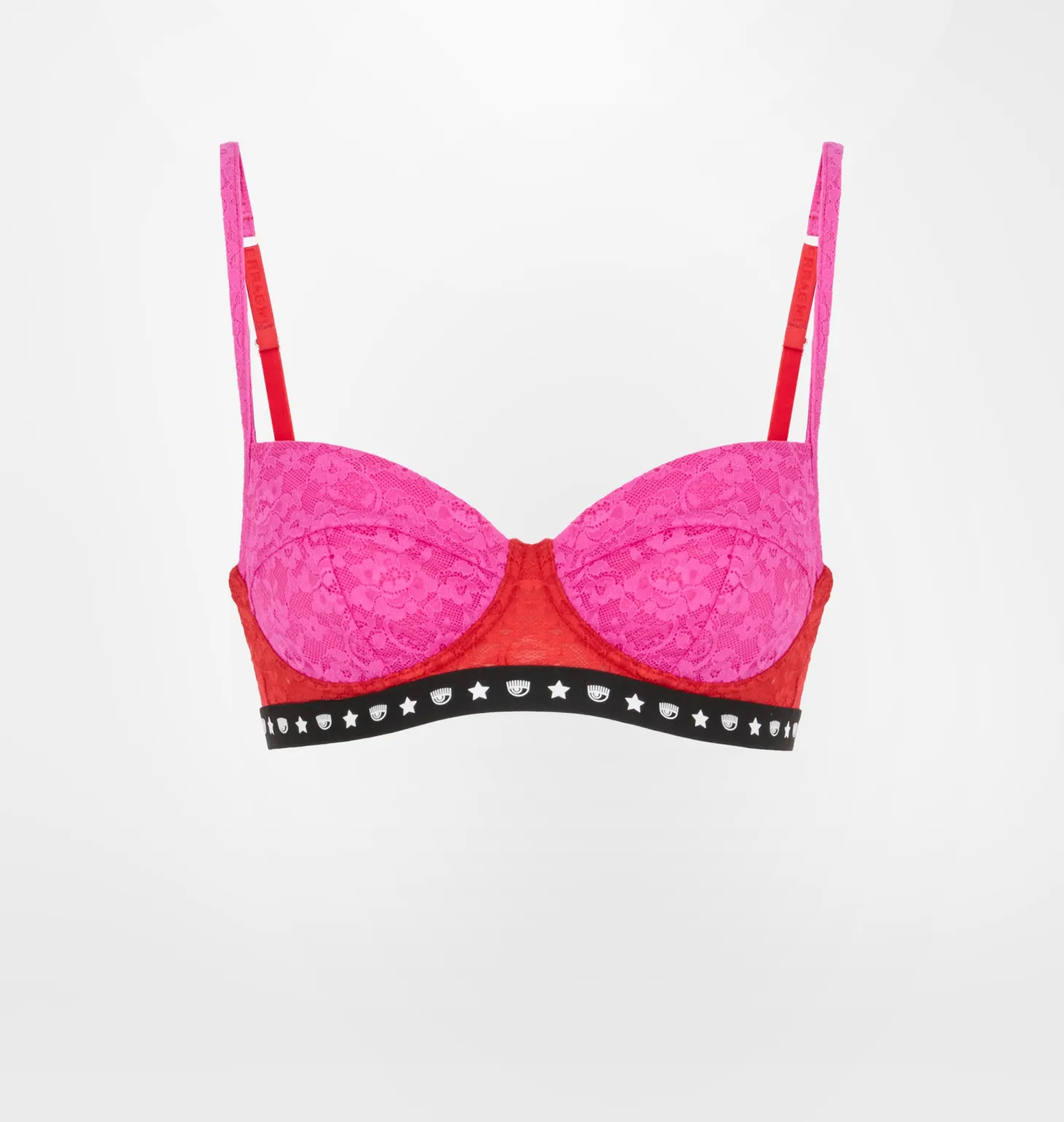 LOGOMANIA LACE BRALETTE