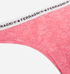 LOGOMANIA LACE BRAZILIAN BRIEF