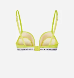 LOGOMANIA LACE PUSH-UP BRA