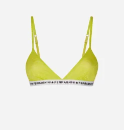 LOGOMANIA LACE TRIANGLE BRA