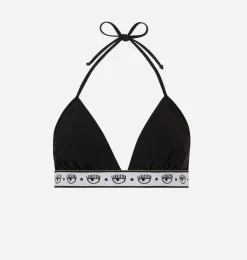 Maxi Logomania Bikini Top