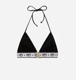 Maxi Logomania Bikini Top