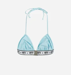 MAXI LOGOMANIA BIKINI TOP
