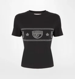 MAXI LOGOMANIA STUDS T-SHIRT