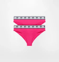 PACK OF TWO LOGOMANIA BRAZILIAN BRIEFS