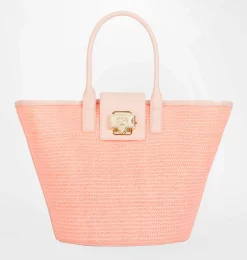 RAFFIA TOTE BAG