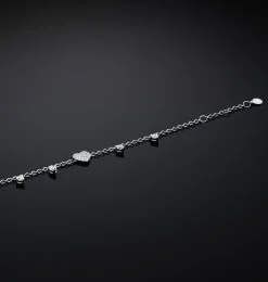 SILVER HEARTS BRACELET