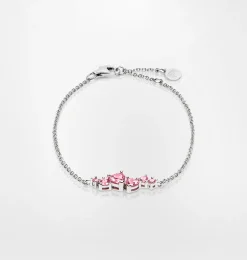 SILVER PINK BRACELET