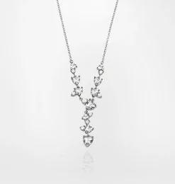 SILVER Y NECKLACE