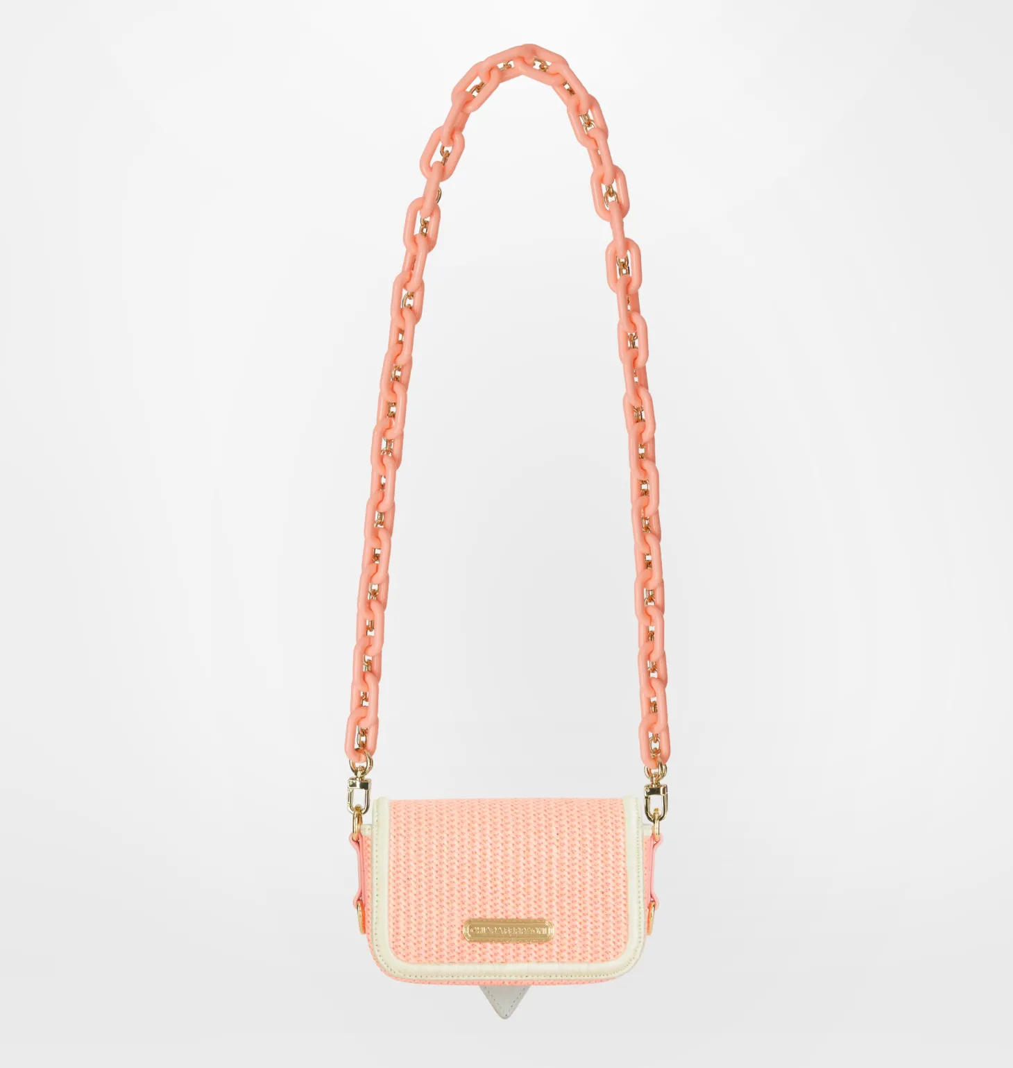 SMALL RAFFIA EYELIKE BAG