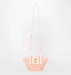 SMALL RAFFIA TOTE BAG