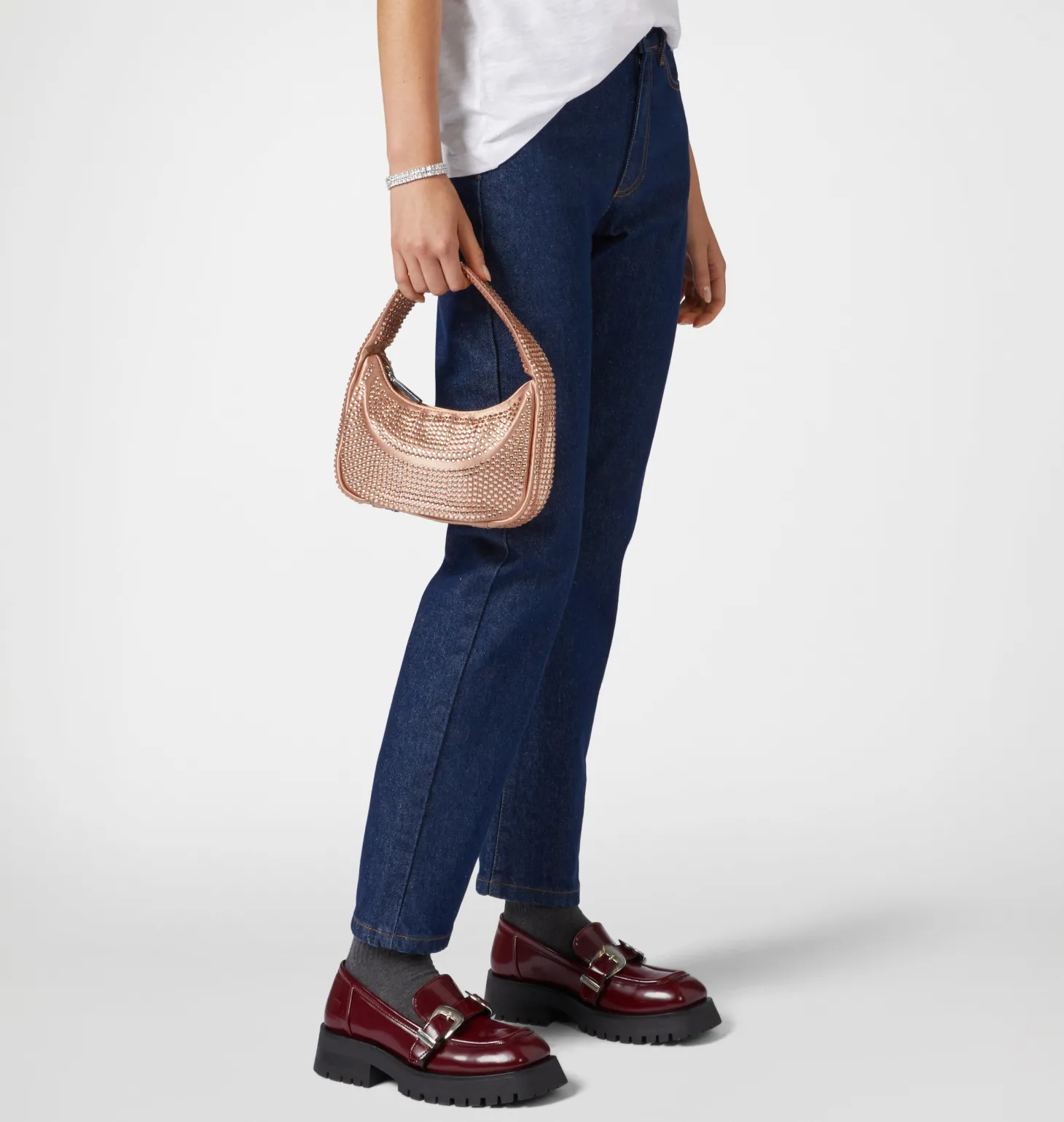 SOFT CAIA BAG STRASS