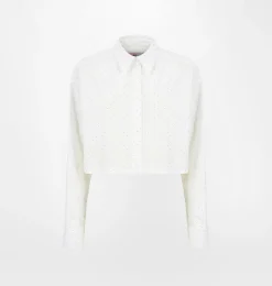 STRASS CROP SHIRT