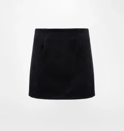 VELVET MINISKIRT
